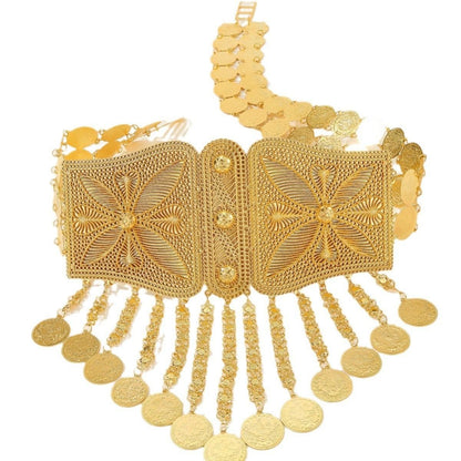 Belt With Large Chaines And Large Motifs Model Jalen by Zictor
