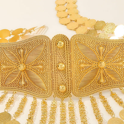 Belt With Large Chaines And Large Motifs Model Jalen by Zictor