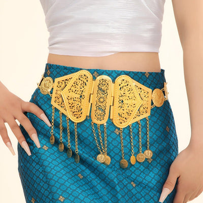 Moroccan Belt With Pendants And Medallions - Model Aki