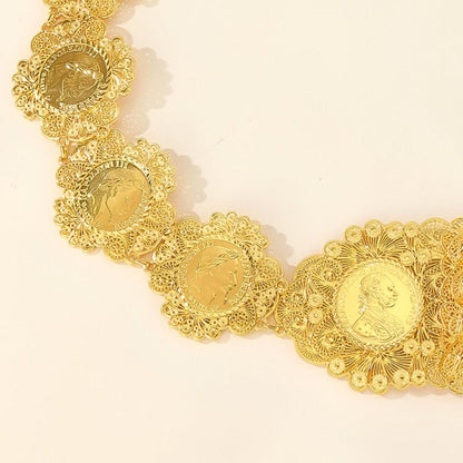 Belt With Representation Of Pieces Of Monnaies Model Nuri by Zictor