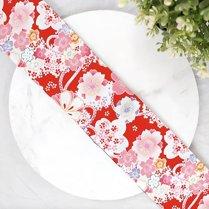 Belt Pink TO Motifs Fleurs Japonaises Model Cam by Zictor