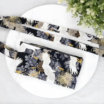 Belt TO Motifs Grues And Chrysantemes Model Kaceey by Zictor