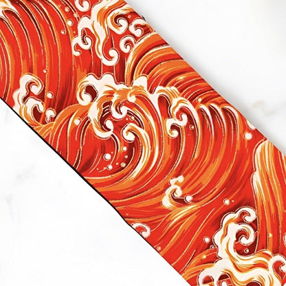 Belt TO Motifs Vague Japonaise Red Model Brittanie by Zictor