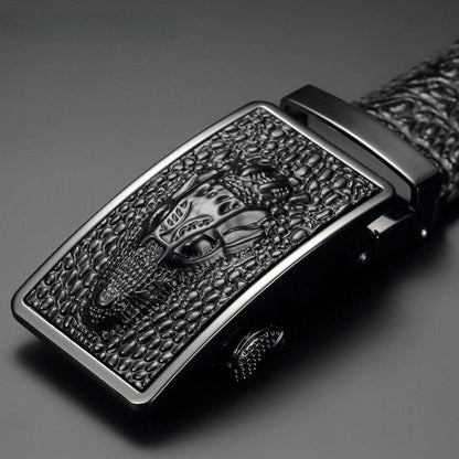 Belt In Leather Croco For Men Model Avery by Zictor