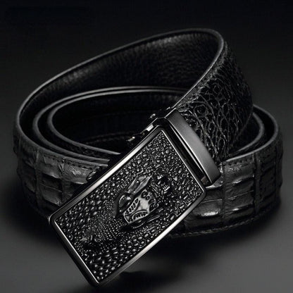Belt In Leather Croco For Men Model Avery by Zictor