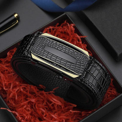 Belt Costume Crocodile For Men Model Garnet by Zictor