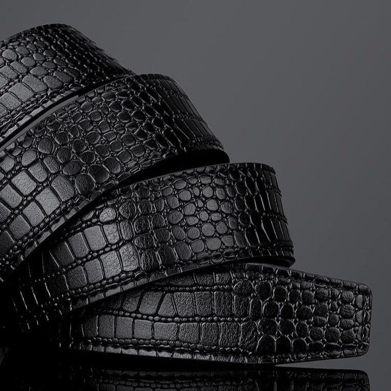 Belt Costume Crocodile For Men Model Garnet by Zictor