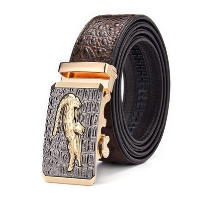 Crocodile Dress Belt For Men - Model Kyrie
