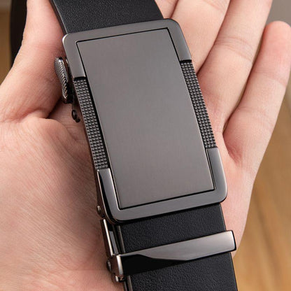 Belt Costume In Leather Buckle Automatic For Men Model Rowanu by Zictor
