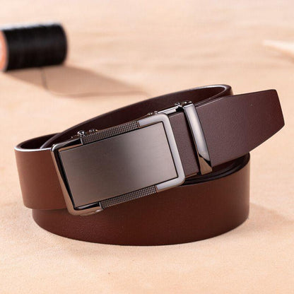 Belt Costume In Leather Buckle Automatic For Men Model Rowanu by Zictor