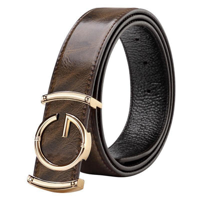 Dress Belt for Men With G Buckle - Model Averyi