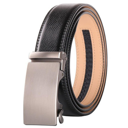 Belt of costume in leather for men, model Callen - Zictor