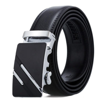 Belt of costume in leather for men, model Everest - Zictor