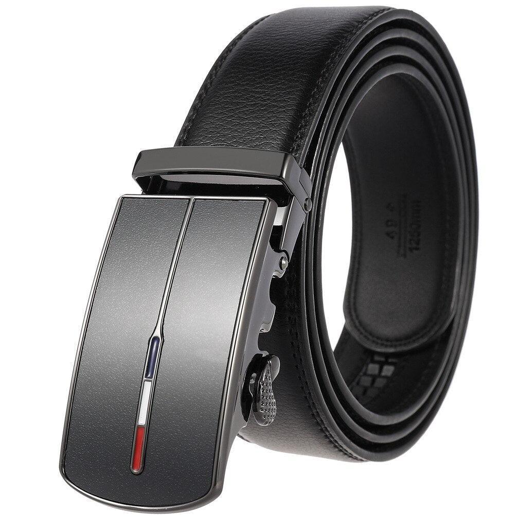 Belt of costume in leather for men, model Jo - Zictor