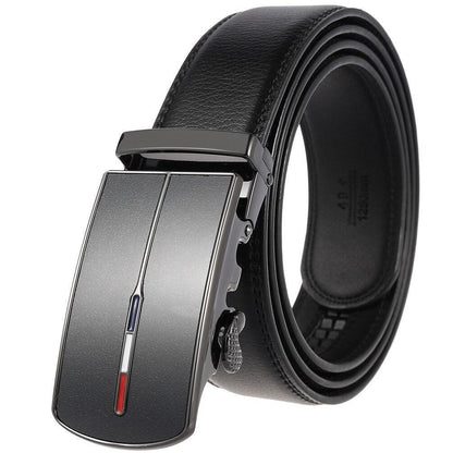 Belt of costume in leather for men, model Jo - Zictor