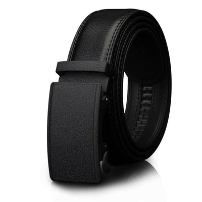 Black Belt for Men With Stitching - Model Ariel