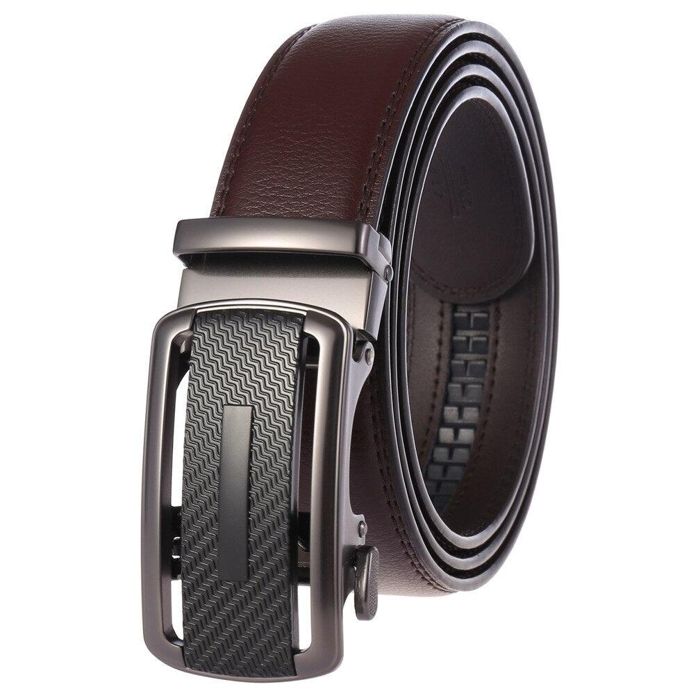 Belt of costume in leather for men, model Kori - Zictor