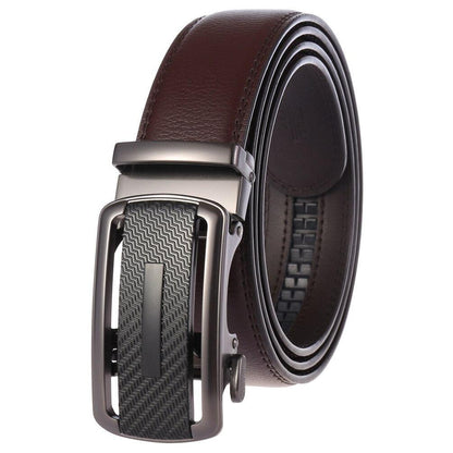 Belt of costume in leather for men, model Kori - Zictor