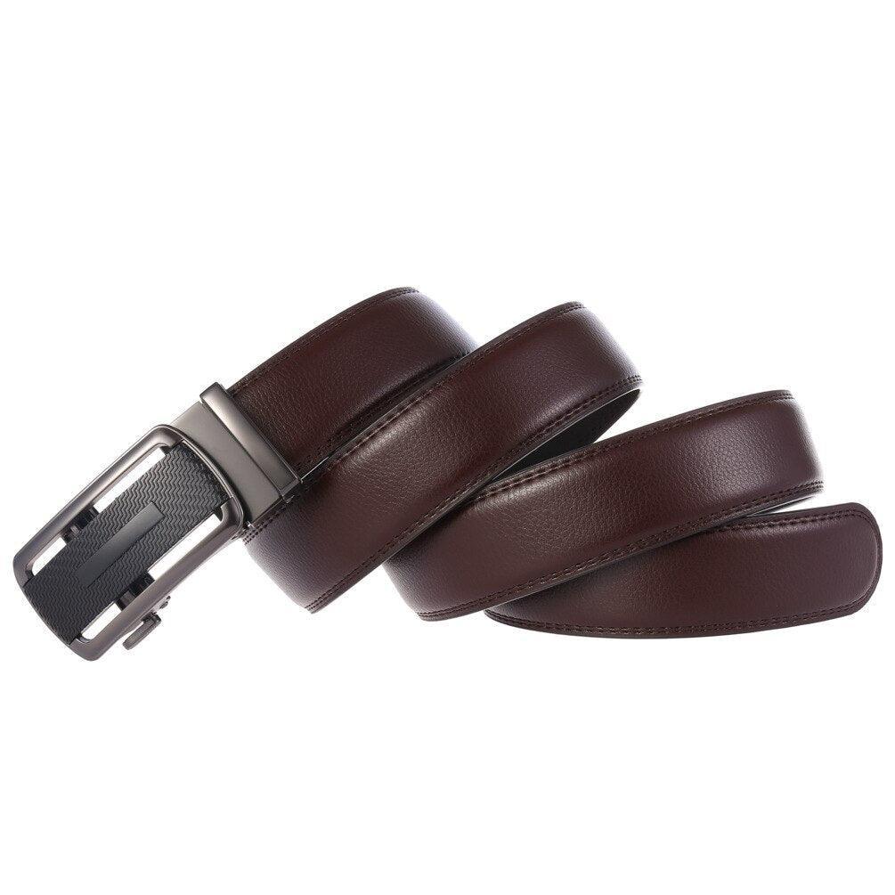 Belt Leather Veritable For Men Buckle Automatic Haute Qualite Luxury Styliste Sangle Mode Nouveaux Accessoires For Vetements Kori by Zictor