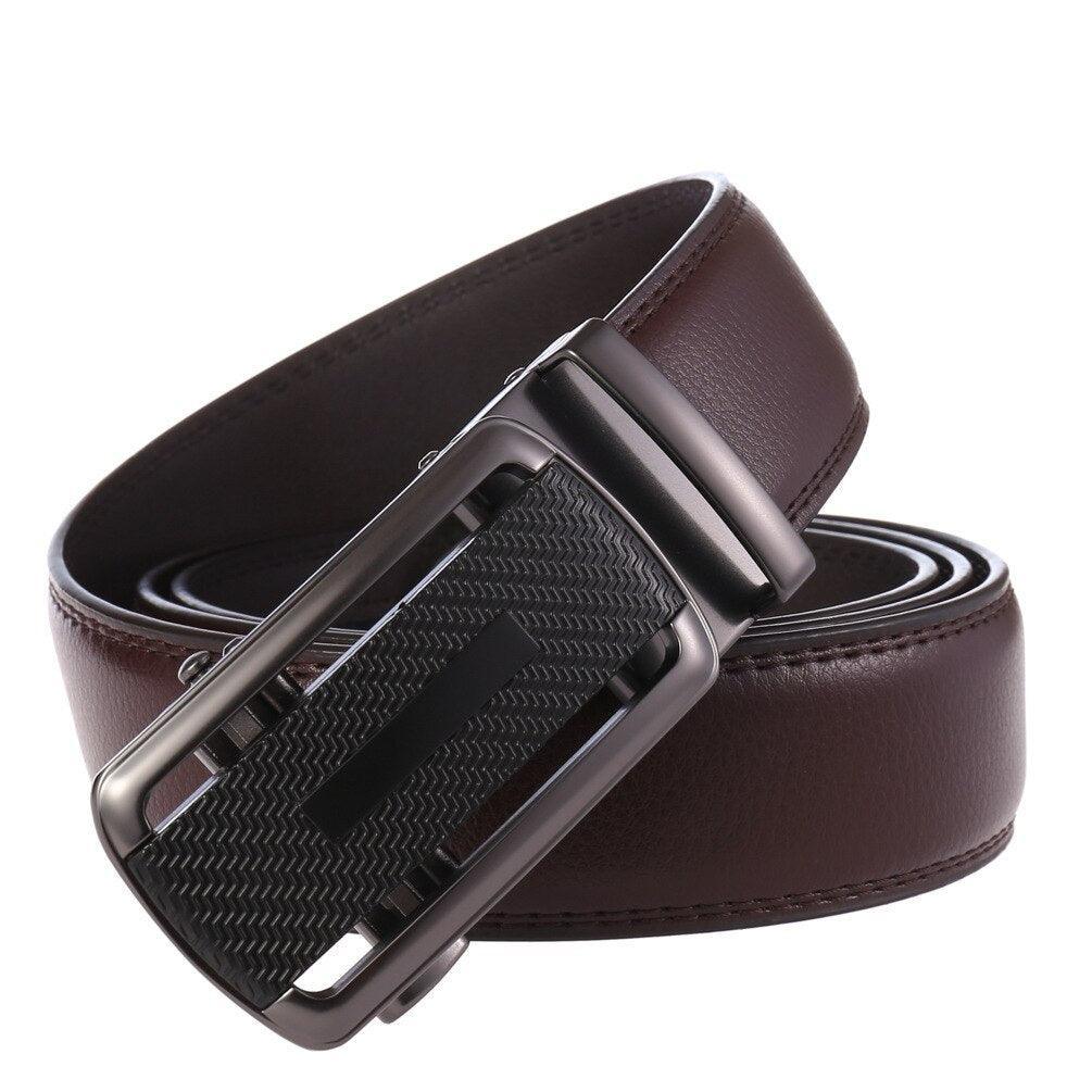 Belt Leather Veritable For Men Buckle Automatic Haute Qualite Luxury Styliste Sangle Mode Nouveaux Accessoires For Vetements Kori by Zictor