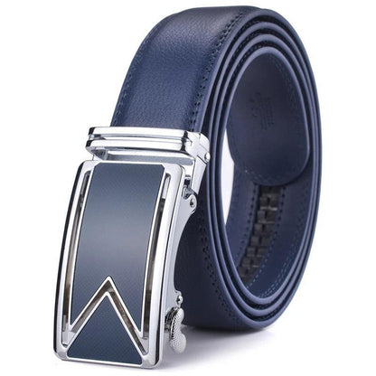 Belt of costume in leather for men, model Madisen - Zictor