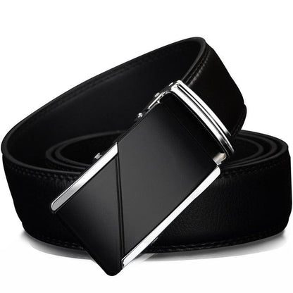 Belt of costume in leather for men, model Sascha - Zictor