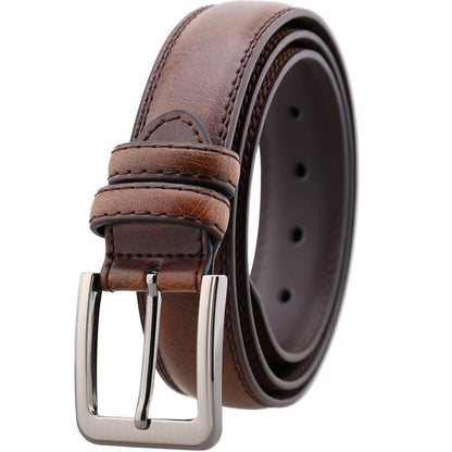 Belt of costume in leather for men, model Shannon - Zictor