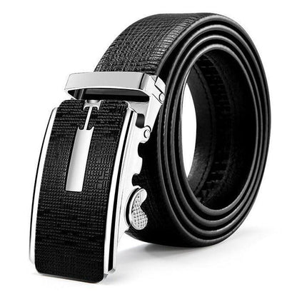 Belt of costume in leather for men, model Sky - Zictor
