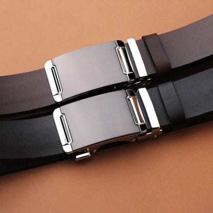 Belt Costume In Leather For Men TO Buckle Automatic Model Sydneee by Zictor