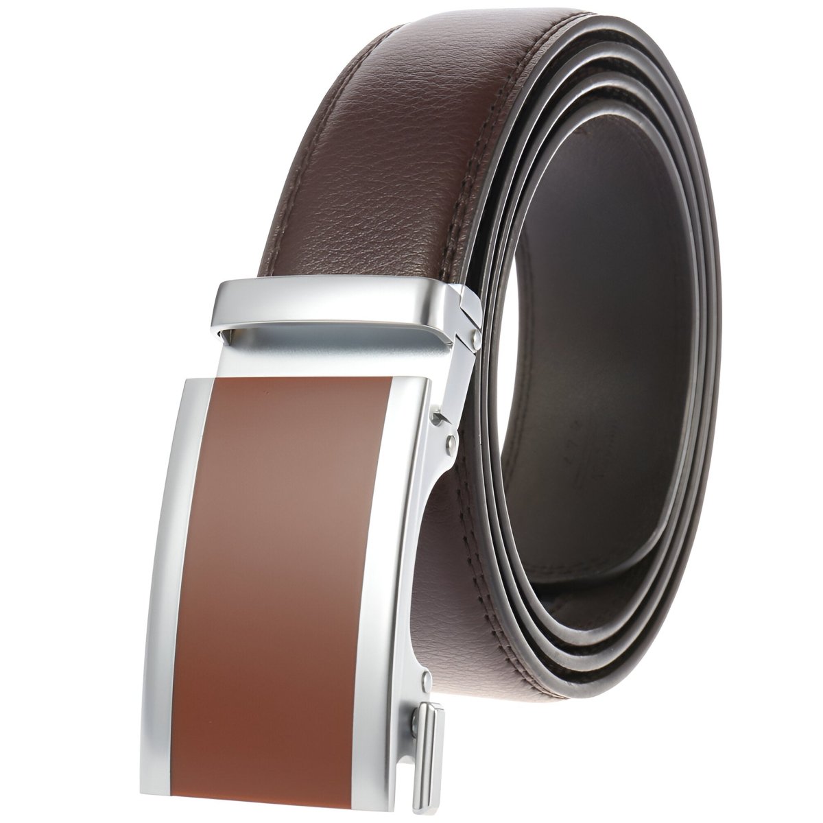 Belt of costume in leather pleine fleur, buckle auBerkeRayyanyatique, for Men, model Adi - Zictor