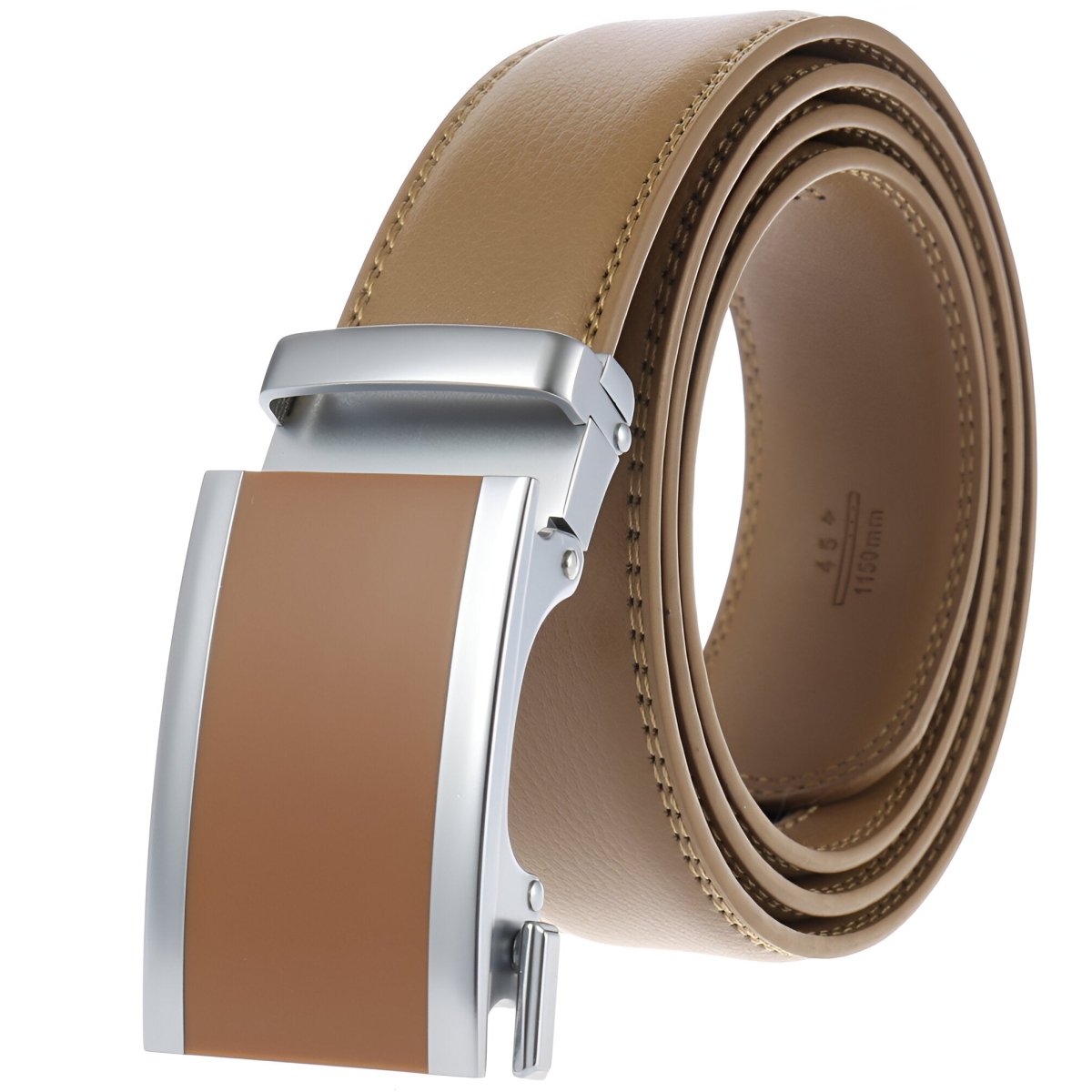 Belt of costume in leather pleine fleur, buckle auBerkeRayyanyatique, for Men, model Adi - Zictor