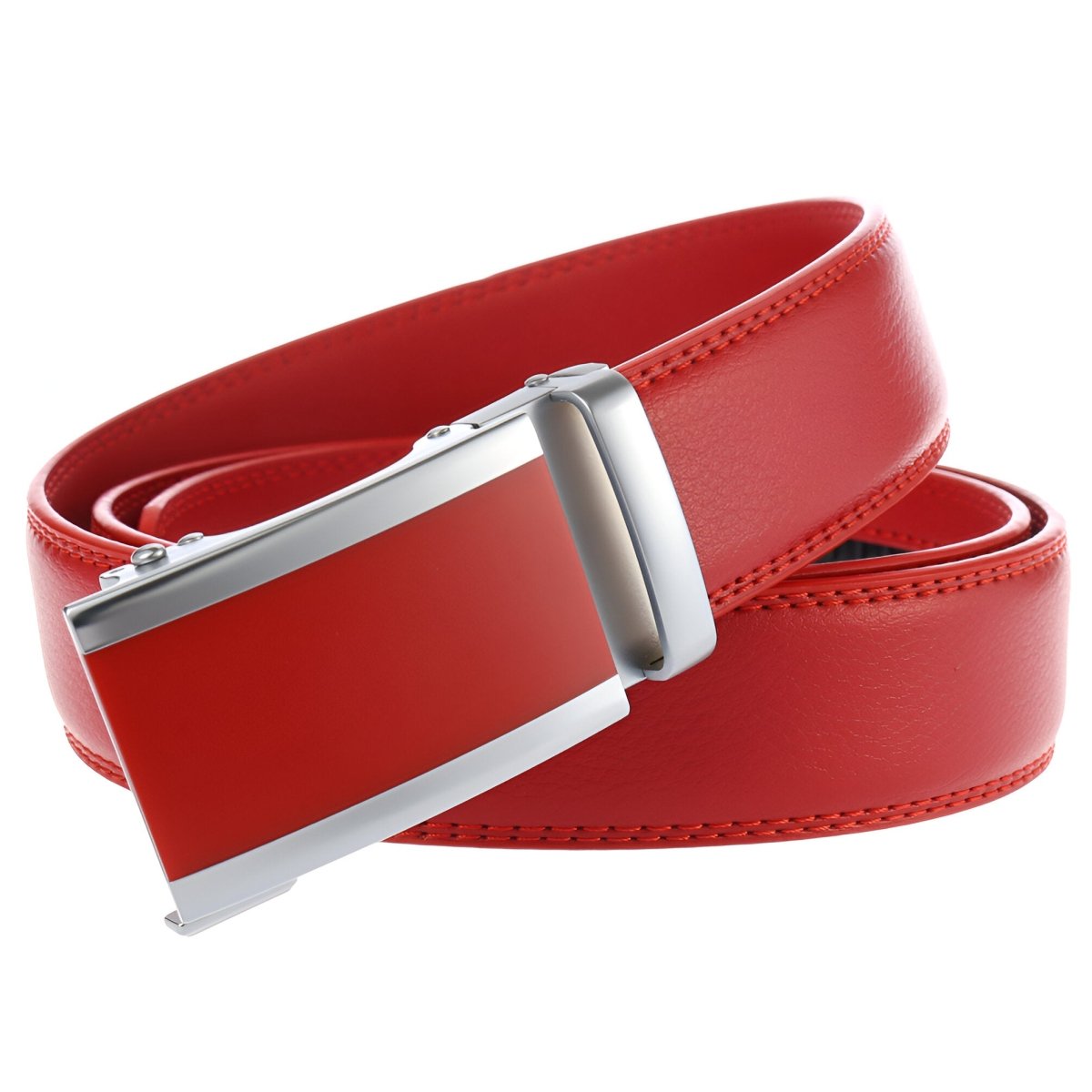 Belt Costume In Leather Pleine Fleur Buckle Automatic For Men Model Adi by Zictor
