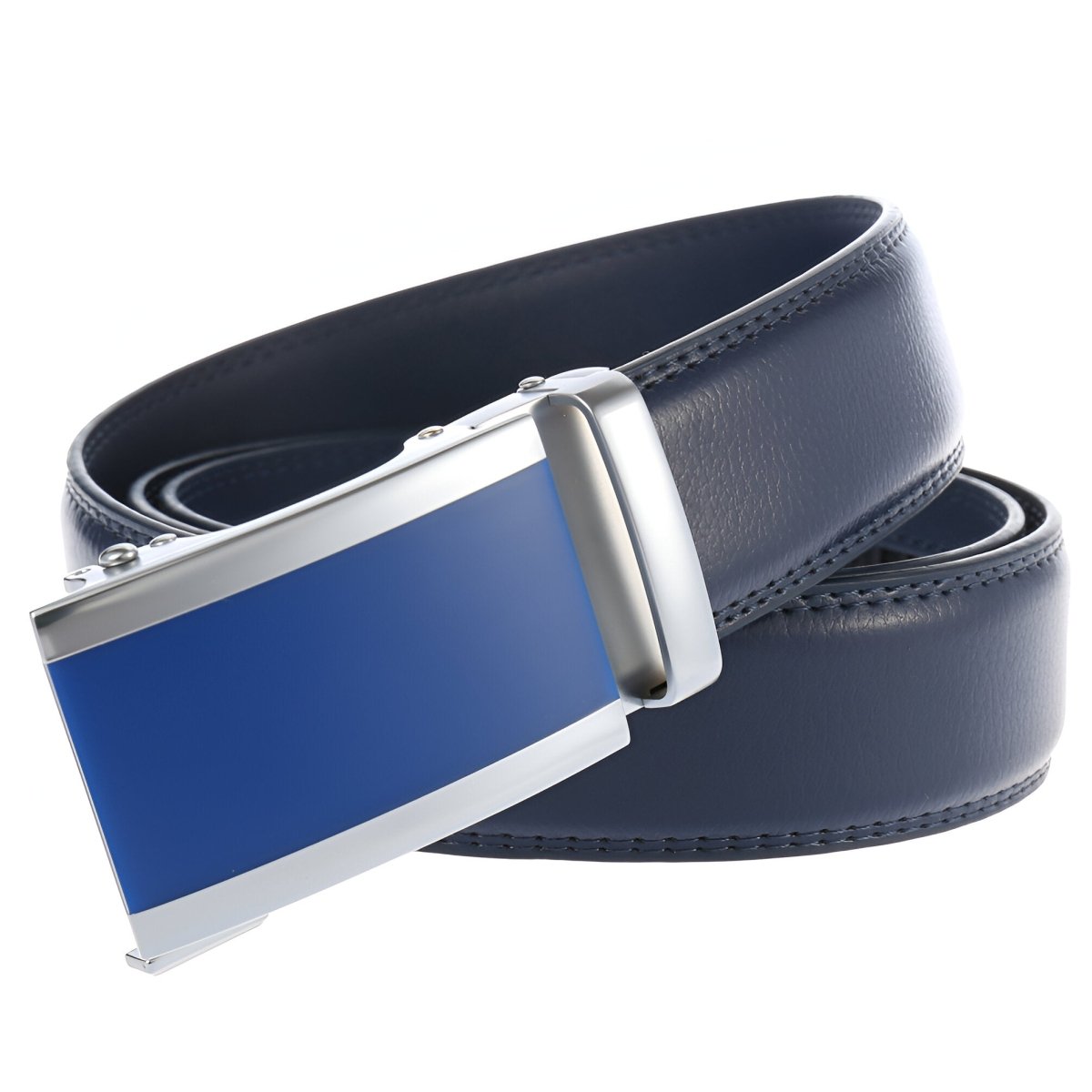 Belt Costume In Leather Pleine Fleur Buckle Automatic For Men Model Adi by Zictor