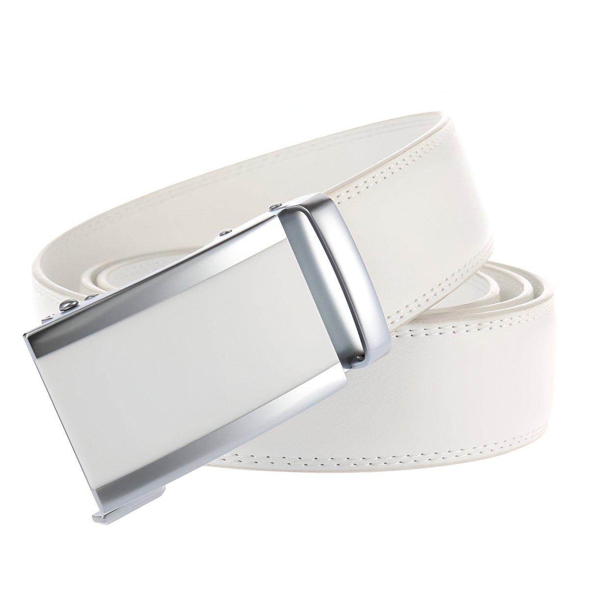 Belt Costume In Leather Pleine Fleur Buckle Automatic For Men Model Adi by Zictor