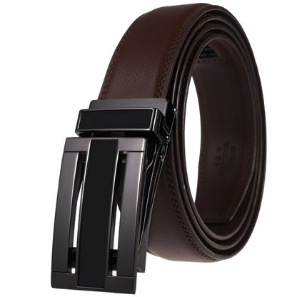 Belt of costume in leather pleine fleur, buckle auBerkeRayyanyatique, for Men, model Hanain - Zictor