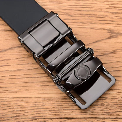 Belt Costume In Leather Pleine Fleur Buckle Automatic For Men Model Naim by Zictor