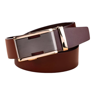 Dress Belt In Full - Grain Auto Buckle - Model Lynx
