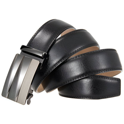 Belt Costume With Buckle Automatic Silver Model Galaxy by Zictor