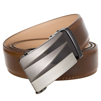 Belt Costume With Buckle Automatic Silver Model Galaxy by Zictor