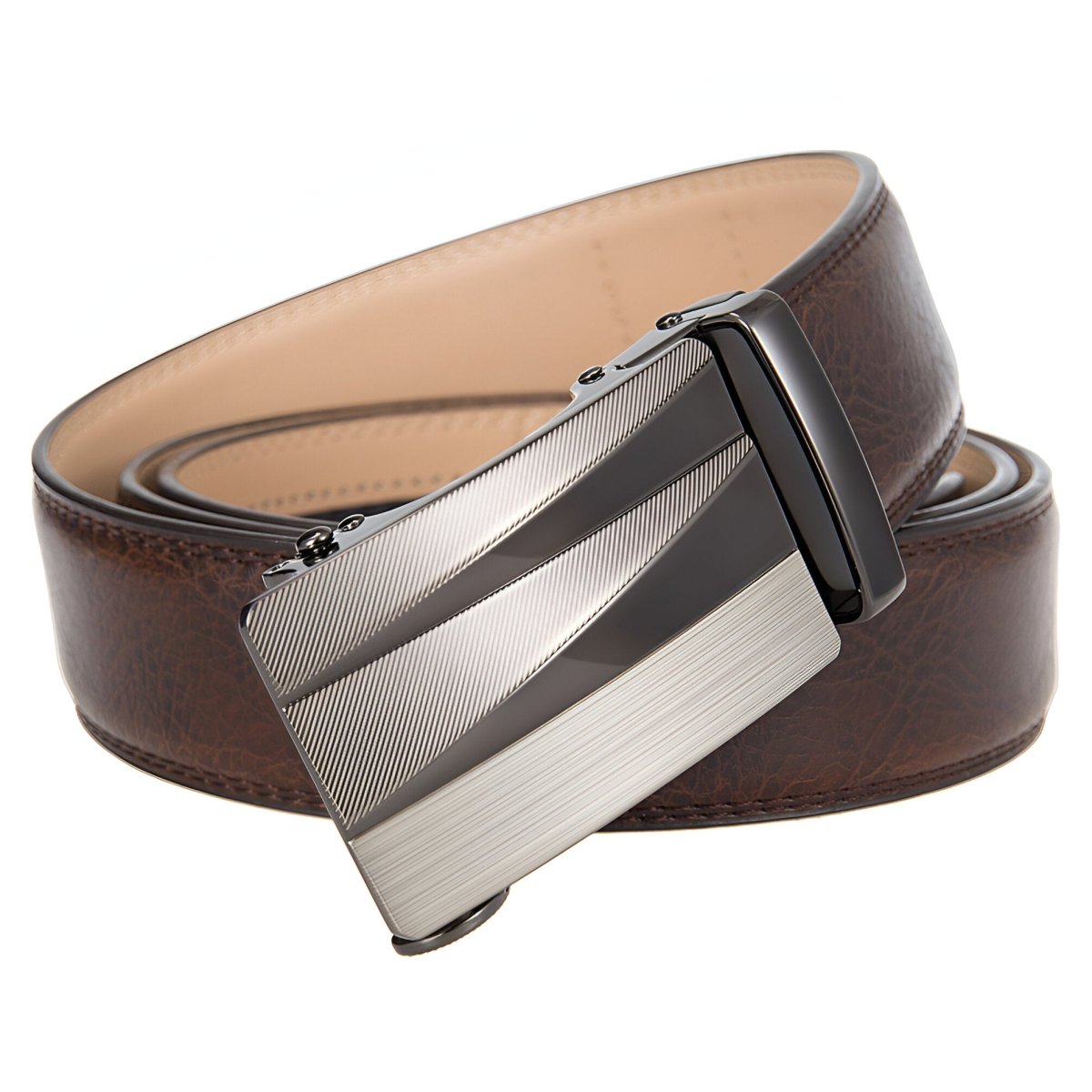 Belt Costume With Buckle Automatic Silver Model Galaxy by Zictor