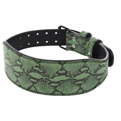 Force Belt In Snake - Print Green Red - Model Tal
