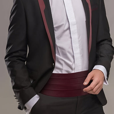 Silk Suit Belt With Quick Release Buckle - Model Devyn