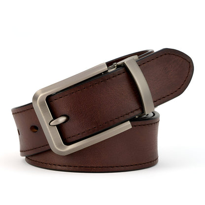 Belt polyvCalte in leather for men, model BerkeRayyany - Zictor
