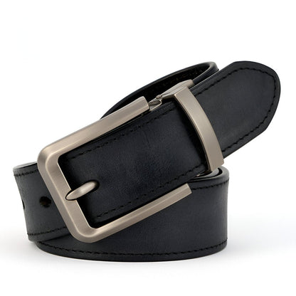 Belt polyvCalte in leather for men, model BerkeRayyany - Zictor