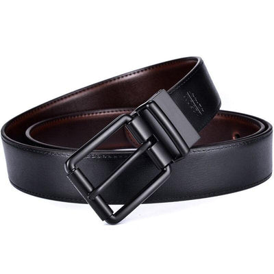 Belt For Men 2 - in - 1 Black Buckle - Model Chinh