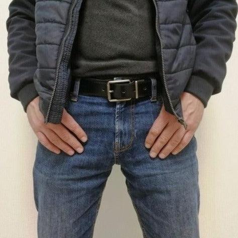 Belt Reversible In Leather For Men Model Salem by Zictor