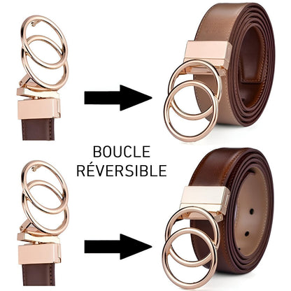 Belt In Leather For Women Model Rhea by Zictor