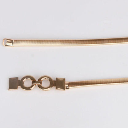 Belt Golden Ou Silver For Women Model Morgan by Zictor