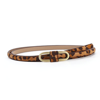 Leopard Print Belt For Women Simili Vegan - Model Cielo