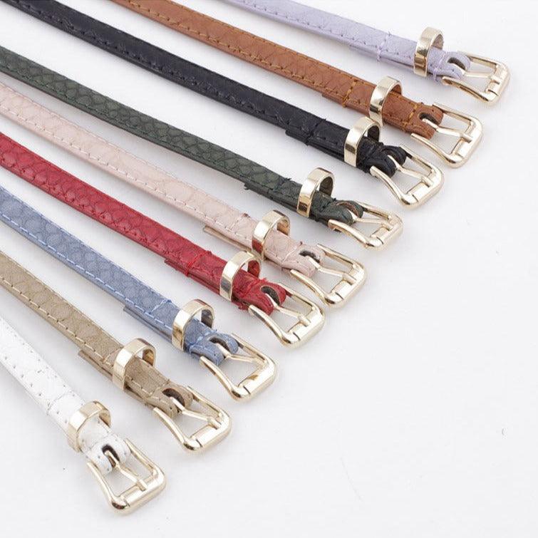 Belt In Leather For Women Model 1 Aubrey by Zictor